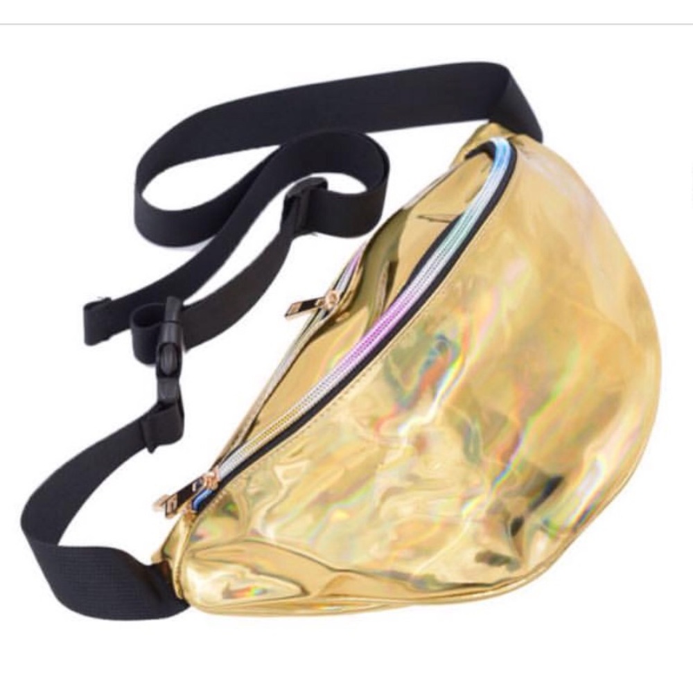 Gold Fanny pack